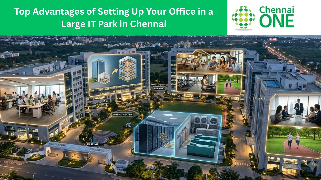 Large IT Park in Chennai with modern office spaces